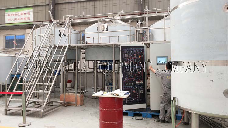 <b>5000L Commercial brewery equipment testing</b>